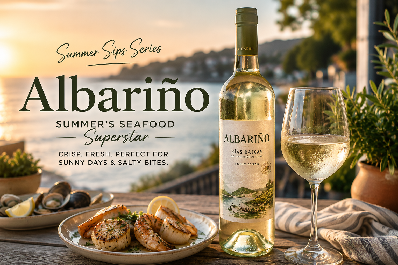 Summer Sips Series: Why Albariño Is Summer’s Seafood Superstar