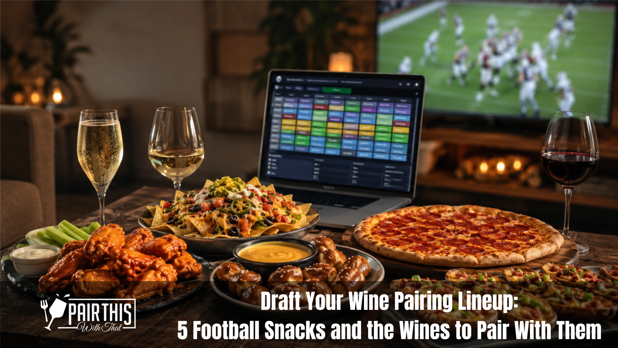 Draft Your Wine Pairing Lineup: 5 Football Snacks and the Wines to Pair With Them