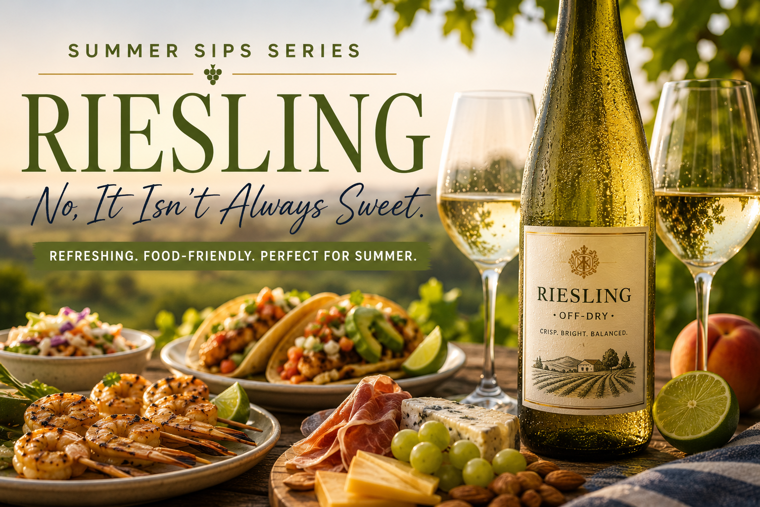 Summer Sips Series: Riesling Isn’t Always Sweet